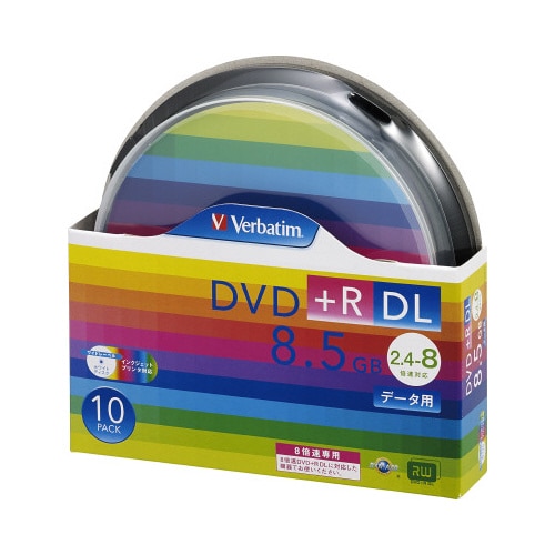 DVD+Rデータ用(2層)8倍速IJ対応 10枚P
