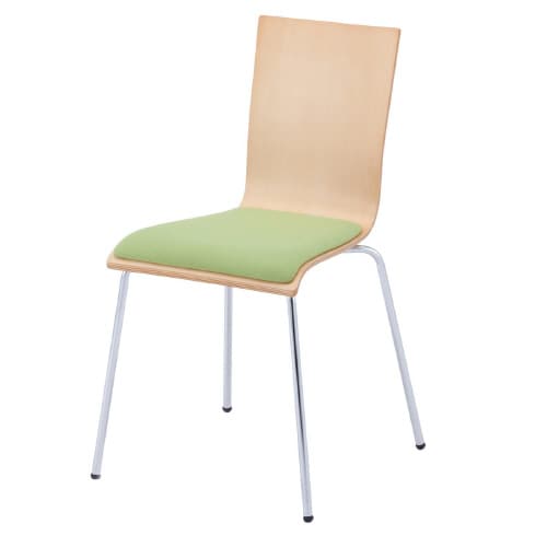 プライウッドチェアグリーンパッド付