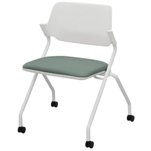 SYネスティングチェア肘無布スモーキーグリーン