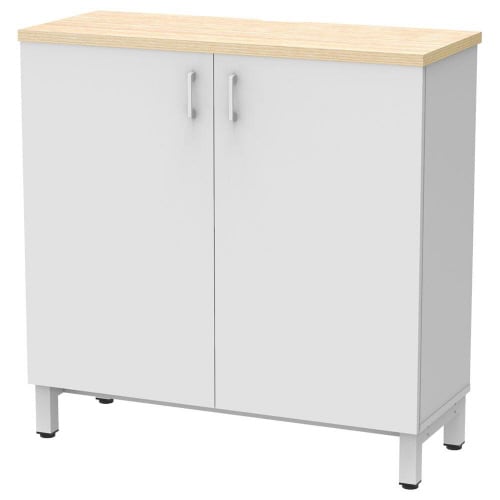 収納カウンター開き扉タイプW1000D400WH