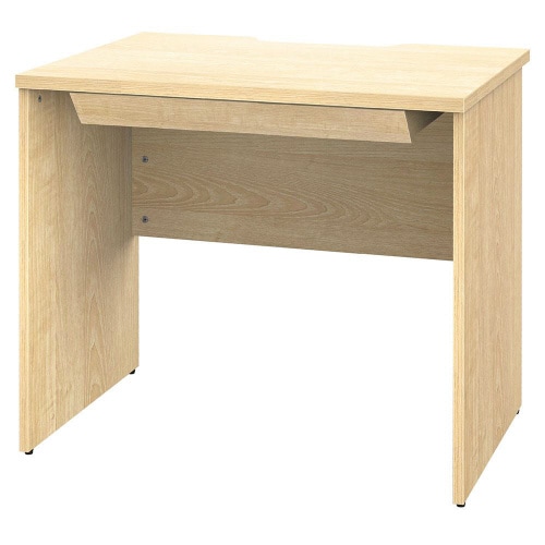 プラン木製デスクW800D600NANA脚引出付