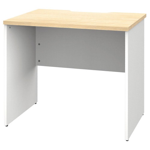 プラン木製デスクW800×D600NA×WH脚