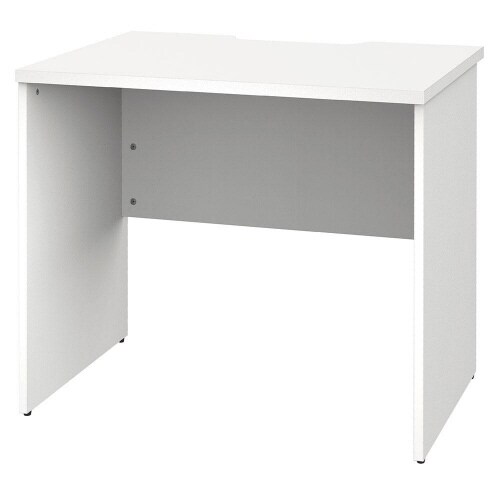 プラン木製デスクW800×D600WH×WH脚