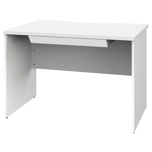 プラン木製デスクW1000D700WHWH脚引出付