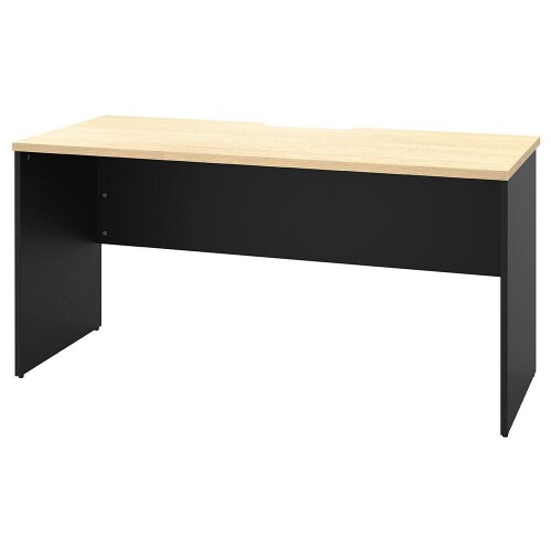 プラン木製デスクW1400×D600NA×BK脚