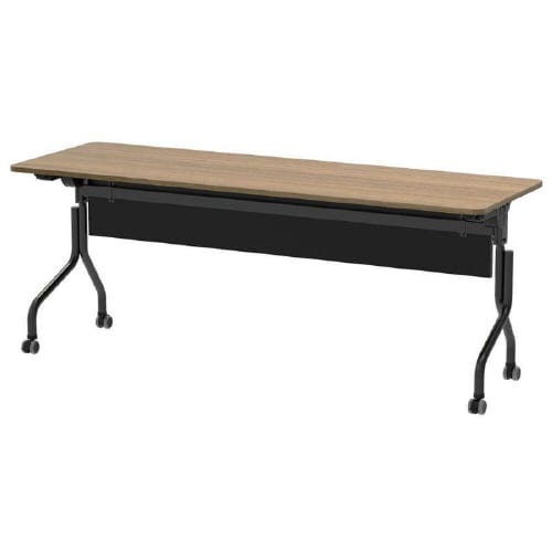 パラレルFテーブル1860DM×BK脚幕板付