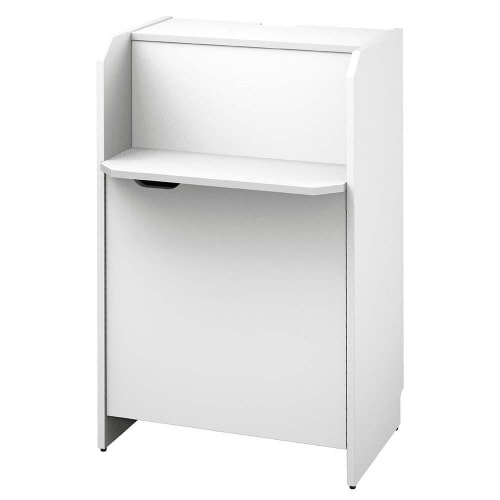 無人受付カウンターホワイト