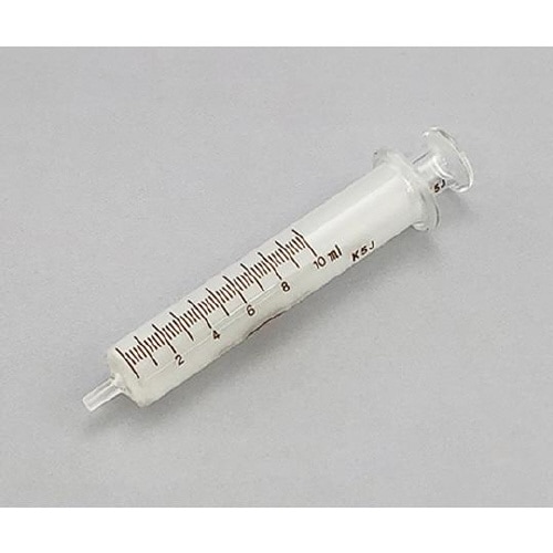 白硬注射筒 ガラス先 10mL 中口 0
