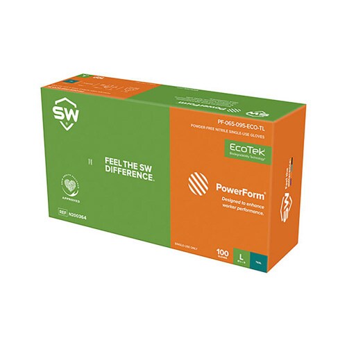 N200364 緑のニトリル手袋