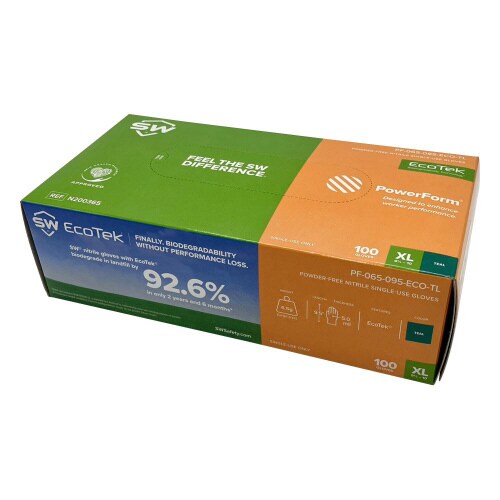 N200365 緑のニトリル手袋