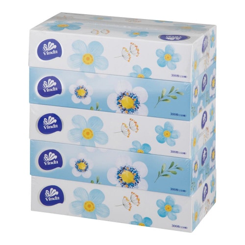ティッシュペーパー VINDABOX5個