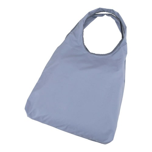 ポケット収納撥水エコバッグ グレー