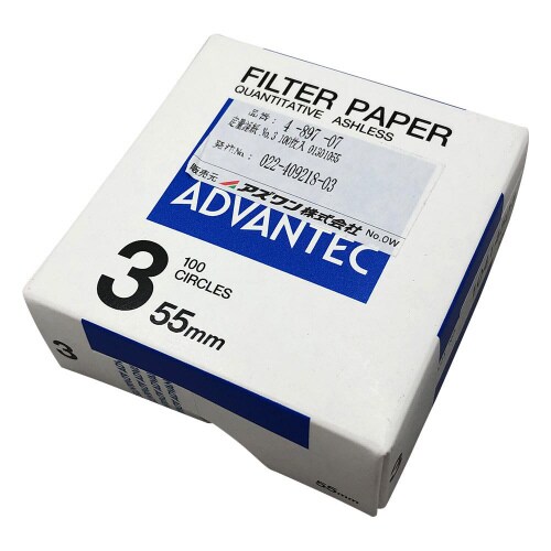 定量濾紙 No.3 55mm 100枚