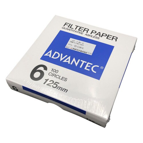 定量濾紙 No.6 125mm 100枚