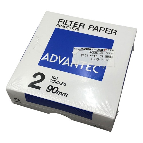 定性濾紙 No.2 Φ90 100枚入