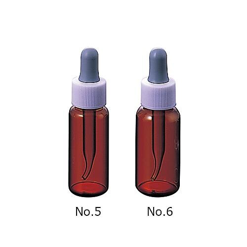 ドロップバイアルSタイプ(褐色)No.6