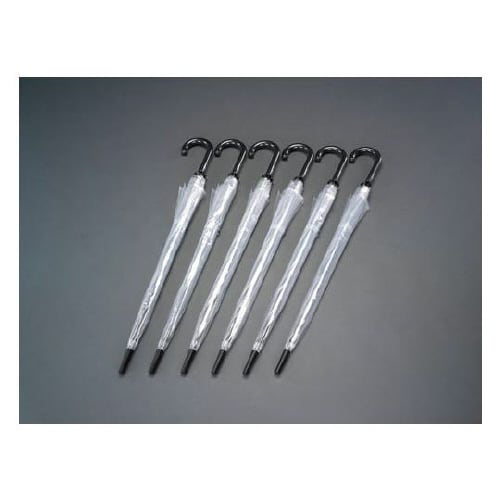 650mm ワンタッチ式ビニール傘(6本