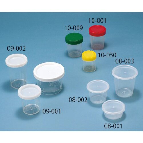 滅菌スクリューコップ 100mL (緑キ