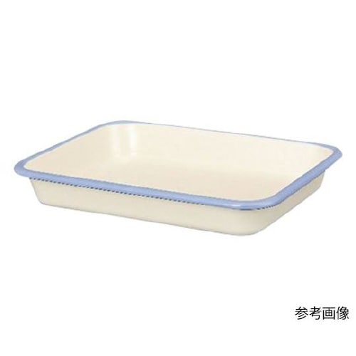 607140 ホーローバットL ホワイト