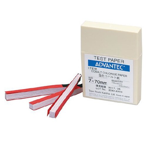 試験紙 塩化コバルト紙 1箱(20枚×1