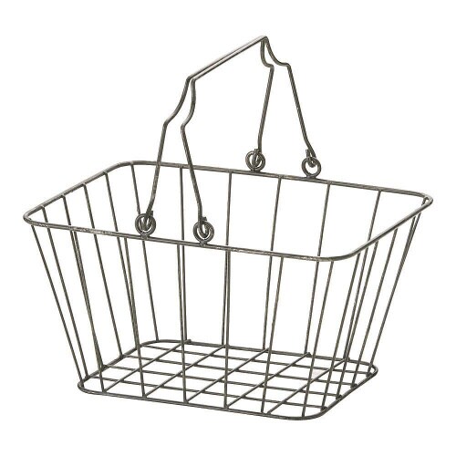 ATV7802アンティークワイヤーカゴ中