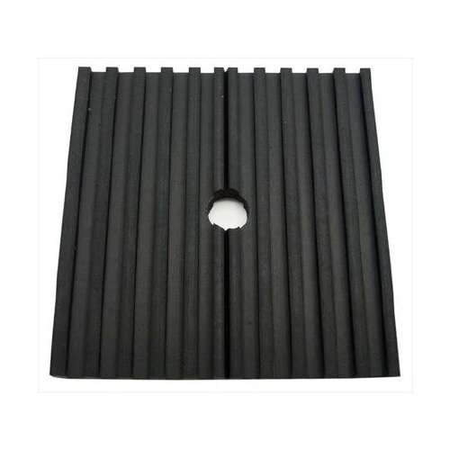 防振ゴム 穴あき 角 100mm BGH