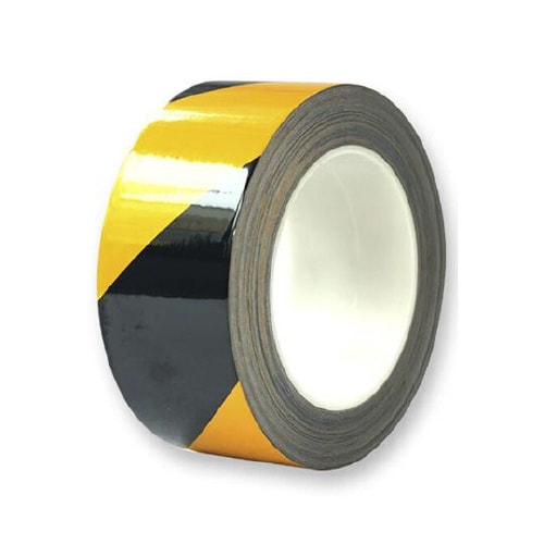 14207 再帰反射ラインテープ トラ柄