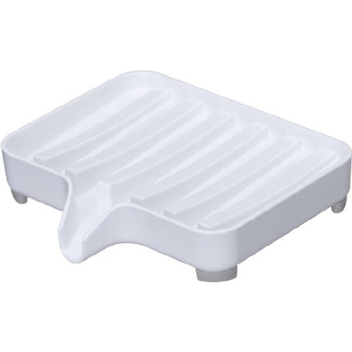 水が流れるソープトレー ミスト ホワイト