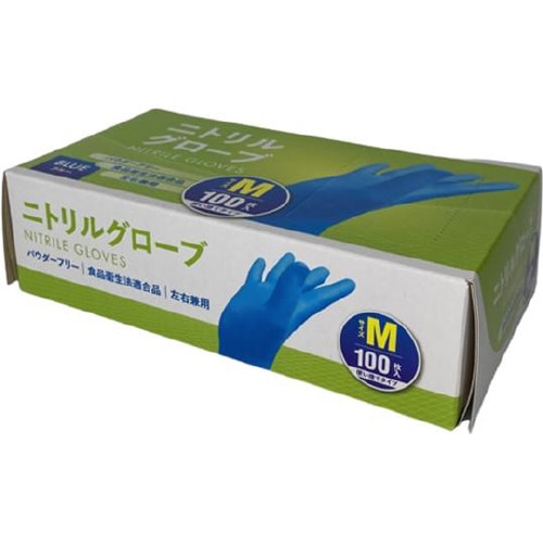 ニトリルグローブ M 100枚入 #00
