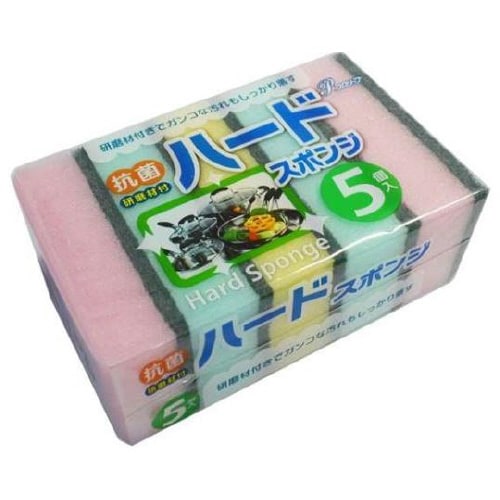 抗菌ハードスポンジ 5個入 ZKAM5P