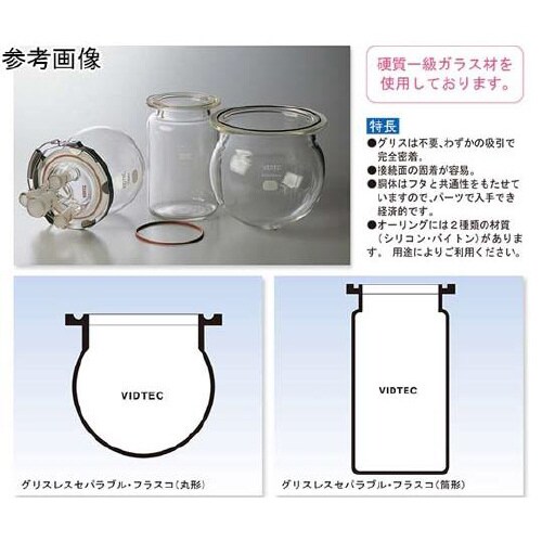 グリスレスセパラブルフラスコ丸形 300