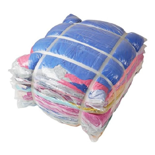 カラーメリヤスウエス 新品生地 縫目あり