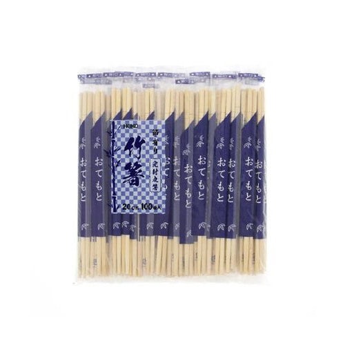 ヘイコー竹丸箸 ポリ完封 20cm 10