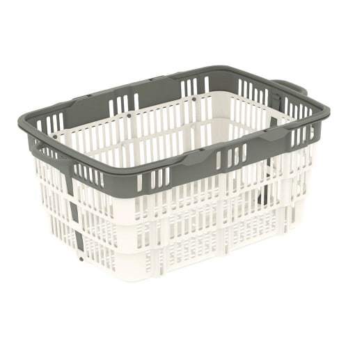 バスケット(折り畳み式) グレー/ホワイ