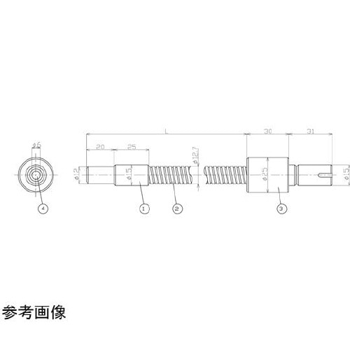 シングルライトガイド 1000mm φ6