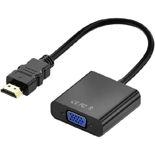 HDMI to VGA変換ケーブル ブラ