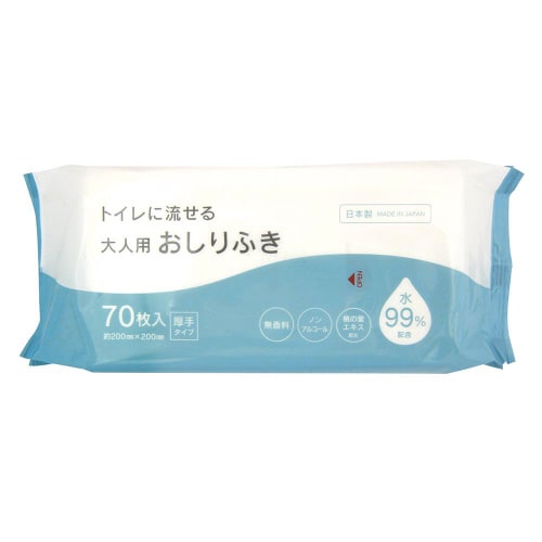 トイレに流せる大人用おしりふき 03−0