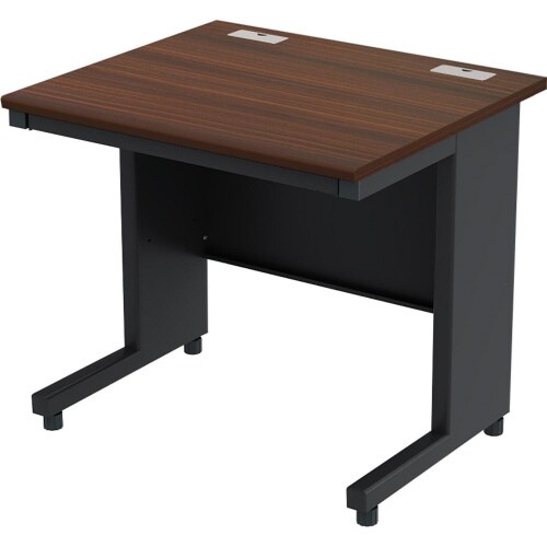 オフィスデスク 平机 幅800 DB天板BK脚