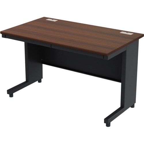 オフィスデスク 平机 幅1200 DB天板BK脚