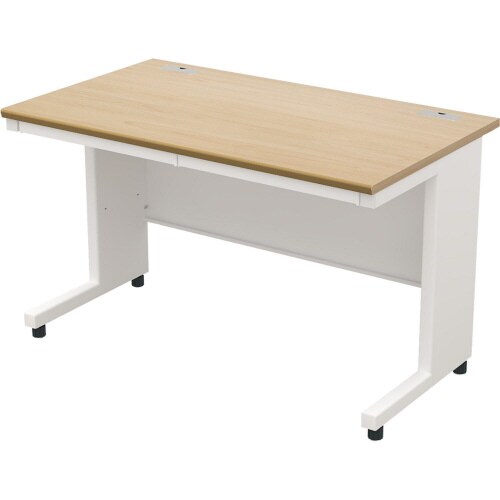 オフィスデスク 平机 幅1200 NA天板WH脚