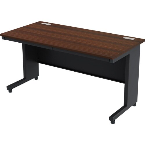 オフィスデスク 平机 幅1400 DB天板BK脚