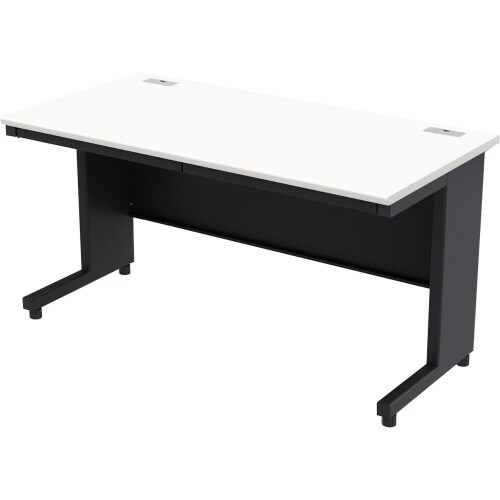 オフィスデスク 平机 幅1400 WH天板BK脚