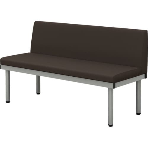 L型ベンチ1200 ブラウン