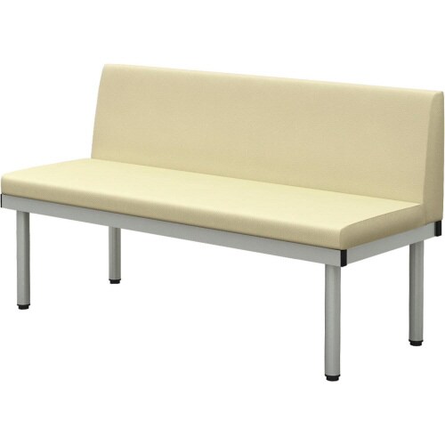 L型ベンチ1200 アイボリー