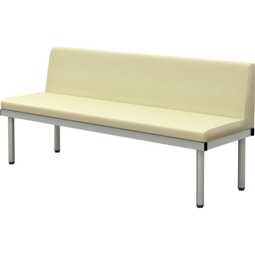 L型ベンチ1500 アイボリー