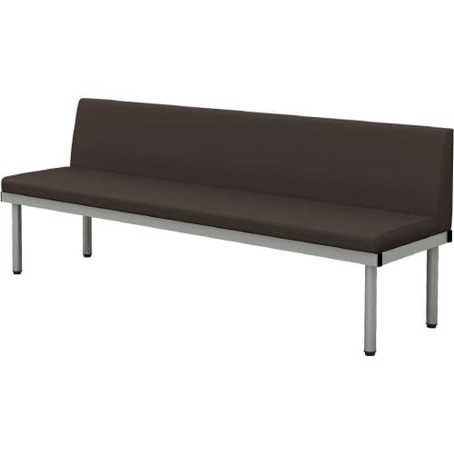 L型ベンチ1800 ブラウン