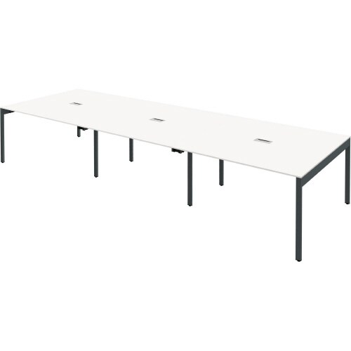 フリーアドレスデスクWB付3612WH