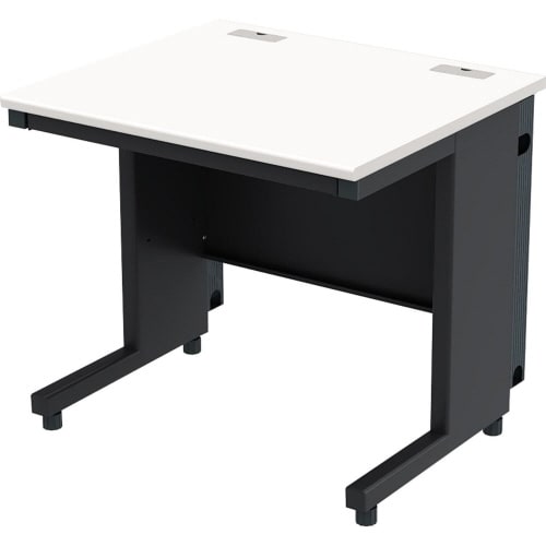 配線オフィスデスク平机 幅800WH天板BK脚