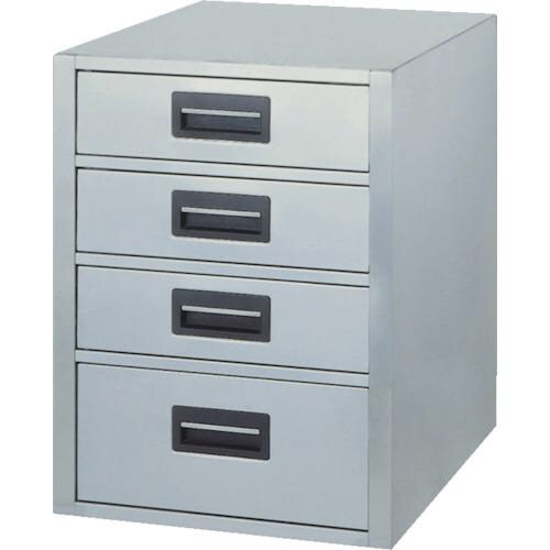 ユニット式縦型引出し4つキャビネット