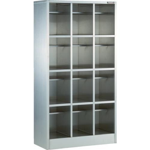 SUS304長靴ロッカー中棚付 3列4段